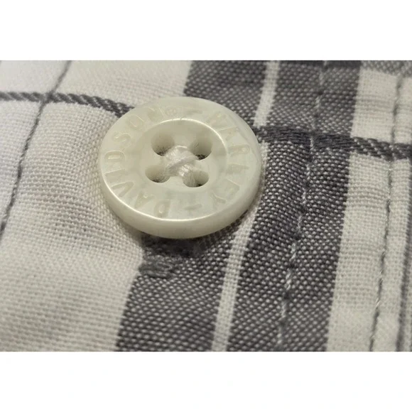 Harley Davidson Mens Size L Embroidered Short Sleeve Button Down Shirt‎ - Picture 6 of 12